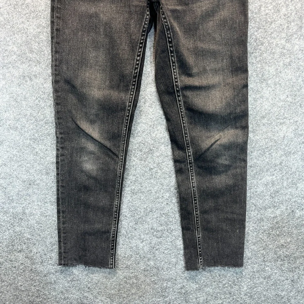 Everlane Jeans Women's Size 23 The High Rise Straight Leg Black Stretch‎ Denim